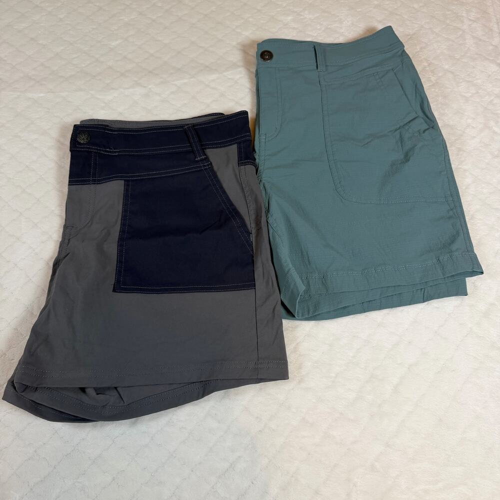 Two Pair Prana Olivia Womens Shorts Size 14 Excellent condition